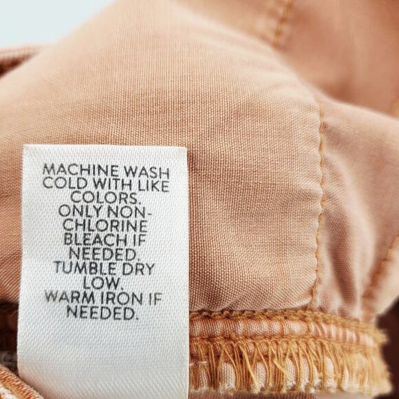 J. Jill Denim Authentic Fit Cropped Copper Orange Jeans Zip Fly Women's Size 10 - Picture 8 of 8